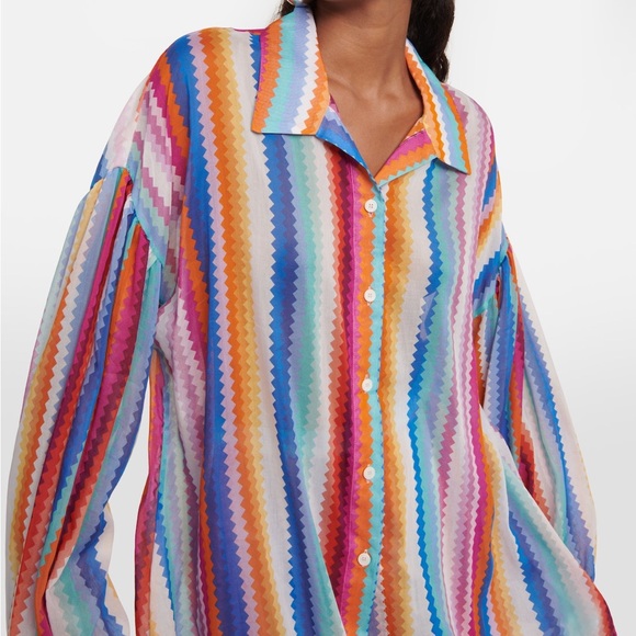Missoni chevron shirt cover up dress NWT - Picture 2 of 8